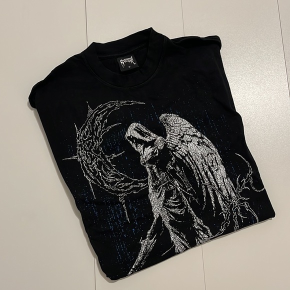SCYTHE TEE BLACK/BLUE - Picture 2 of 4